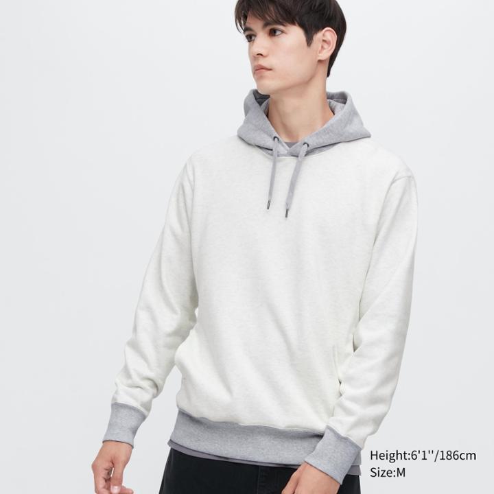 Uniqlo Sweat Pullover Color Block Hoodie