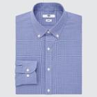 Uniqlo Easy Care Checked Stretch Slim-fit Long-sleeve Shirt
