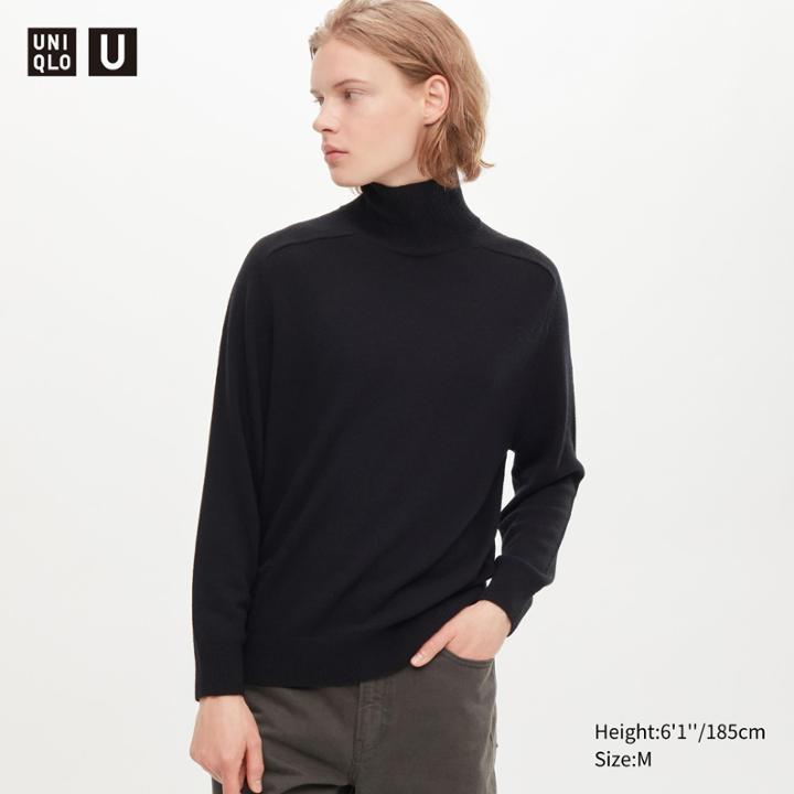 Uniqlo U Crepe Wool Turtleneck Sweater