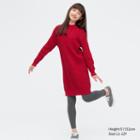 Uniqlo Cable Knit Long Sleeve Dress