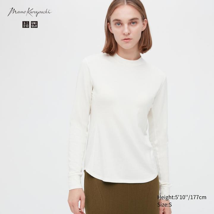 Uniqlo Heattech Wool Blend Crew Neck Long-sleeve T-shirt (mame Kurogouchi)