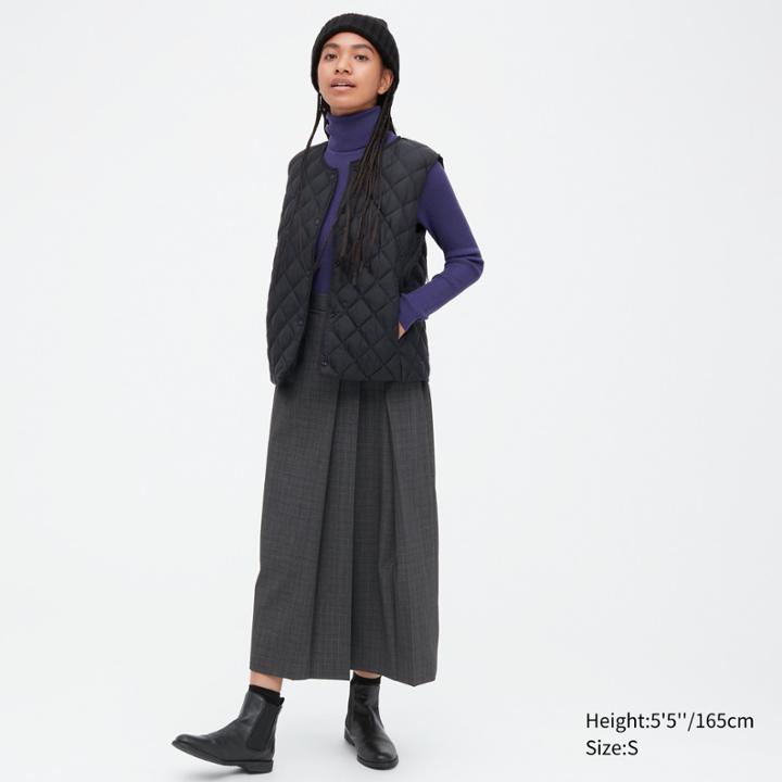 Uniqlo Side Pleated Narrow Skirt