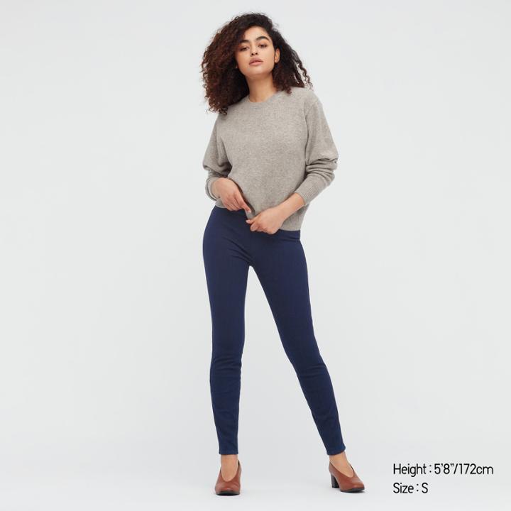Uniqlo Ultra Stretch High-rise Denim Leggings Pants (tall)