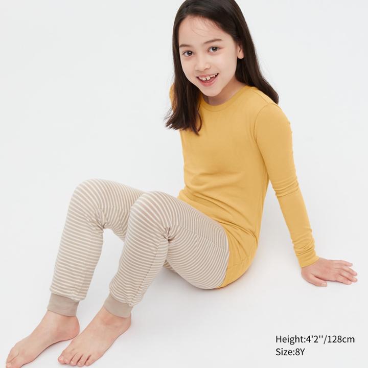 Uniqlo Ultra Stretch Sweat Long-sleeve Striped Set