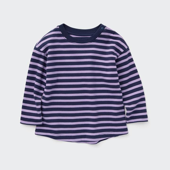 Uniqlo Cotton Crew Neck Long-sleeve T-shirt