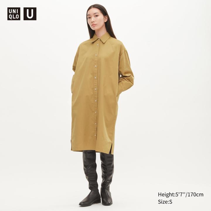 Uniqlo U Long-sleeve Shirt Dress