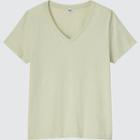 Uniqlo Supima- Cotton V-neck Short-sleeve T-shirt