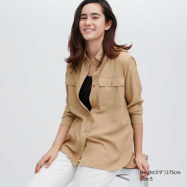 Uniqlo Uv Protection Long-sleeve Shirt