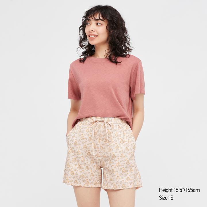 Uniqlo Cotton Tiled Relaco Shorts