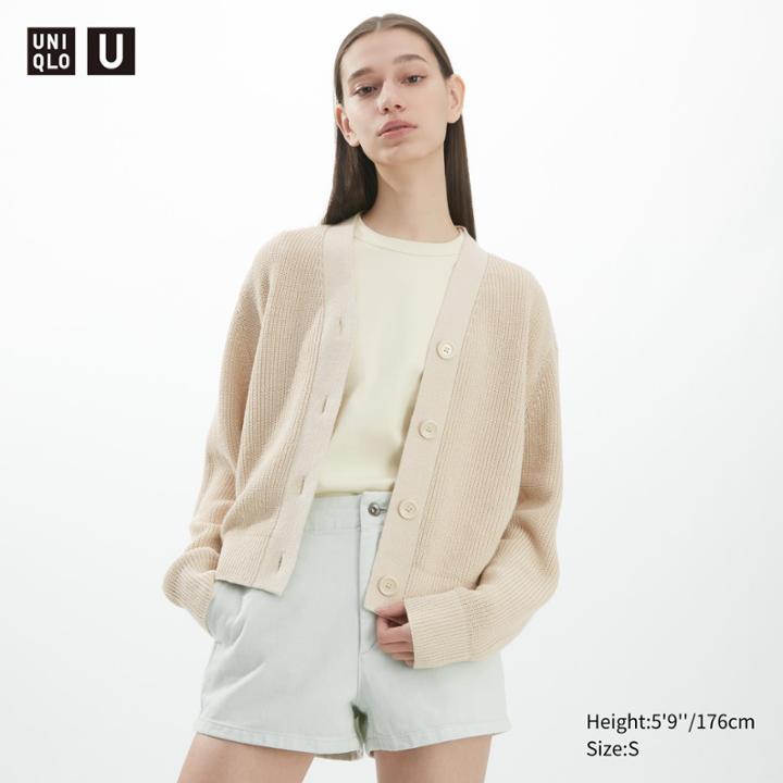 Uniqlo U Ribbed Long-sleeve Cardigan