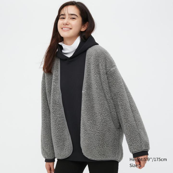 Uniqlo Light Pile-lined Fleece Cardigan