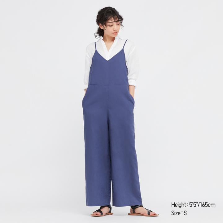 Uniqlo Linen-blend Camisole Jumpsuit