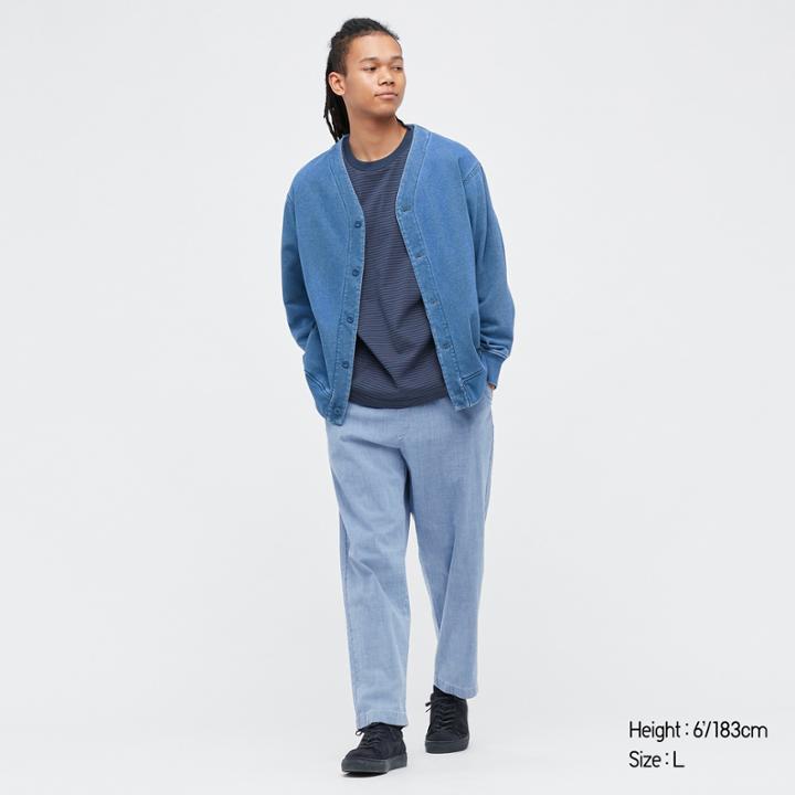 Uniqlo Chambray Easy Relaxed Pants