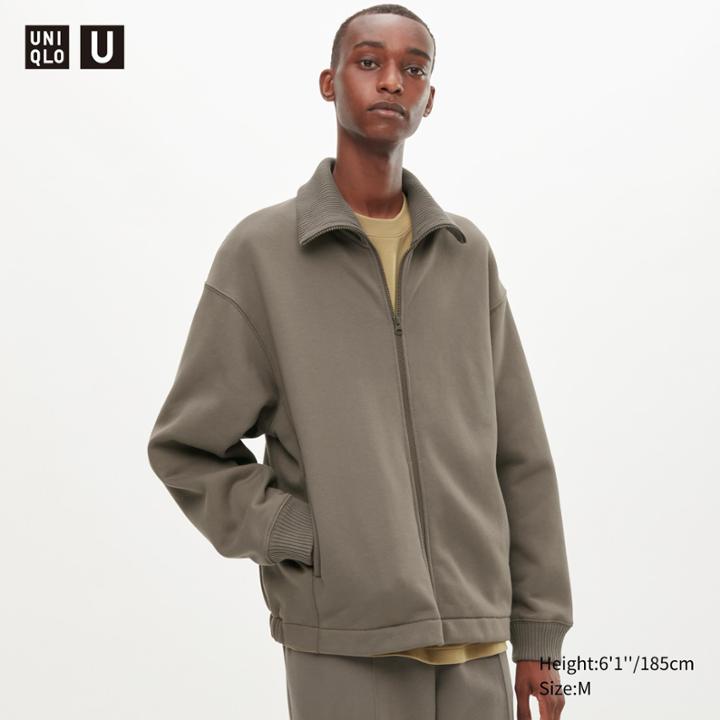 Uniqlo U Pile Lined Sweat Track Jacket