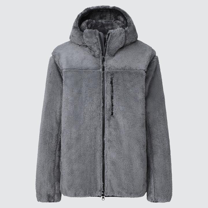 Uniqlo Windproof Fluffy Yarn Fleece Full-zip Hoodie (2021 Edition)
