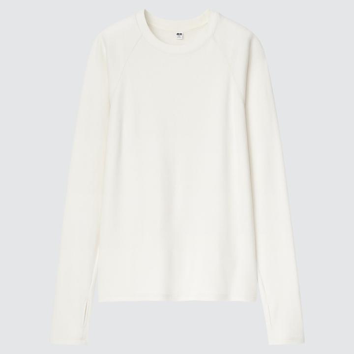 Uniqlo Heattech Stretch Fleece Crew Neck Long-sleeve T-shirt (2021 Edition)