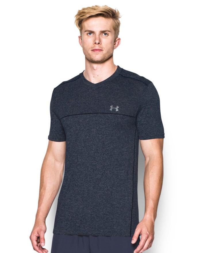 Under Armour Men's Ua Run Seamless V-neck T-shirt