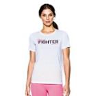 Under Armour Women's Ua Power In Pink She's A Fighter T-shirt