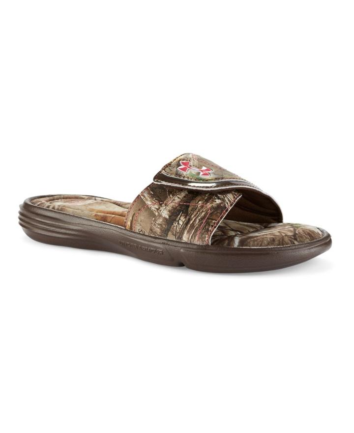 Under Armour Girls' Ua Ignite Vii Camo Sandals