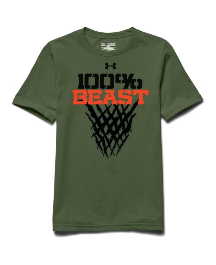 Under Armour Boys' Ua 100% Beast T-shirt