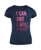 Under Armour Girls' Pre-school Ua I Can And I Will T-shirt
