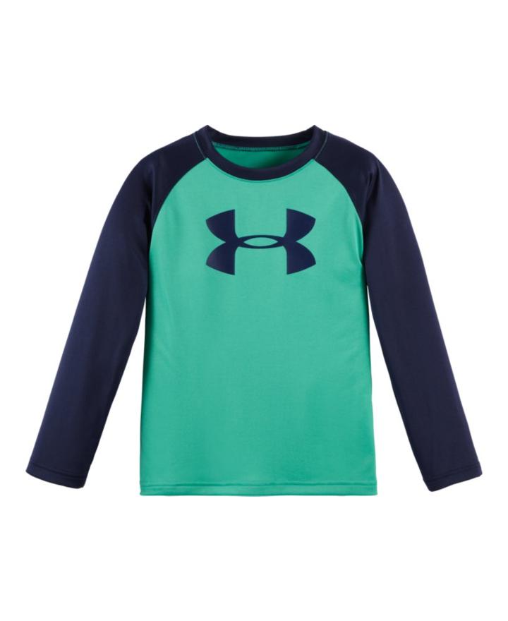 Under Armour Boys' Pre-school Ua Big Logo Raglan Long Sleeve