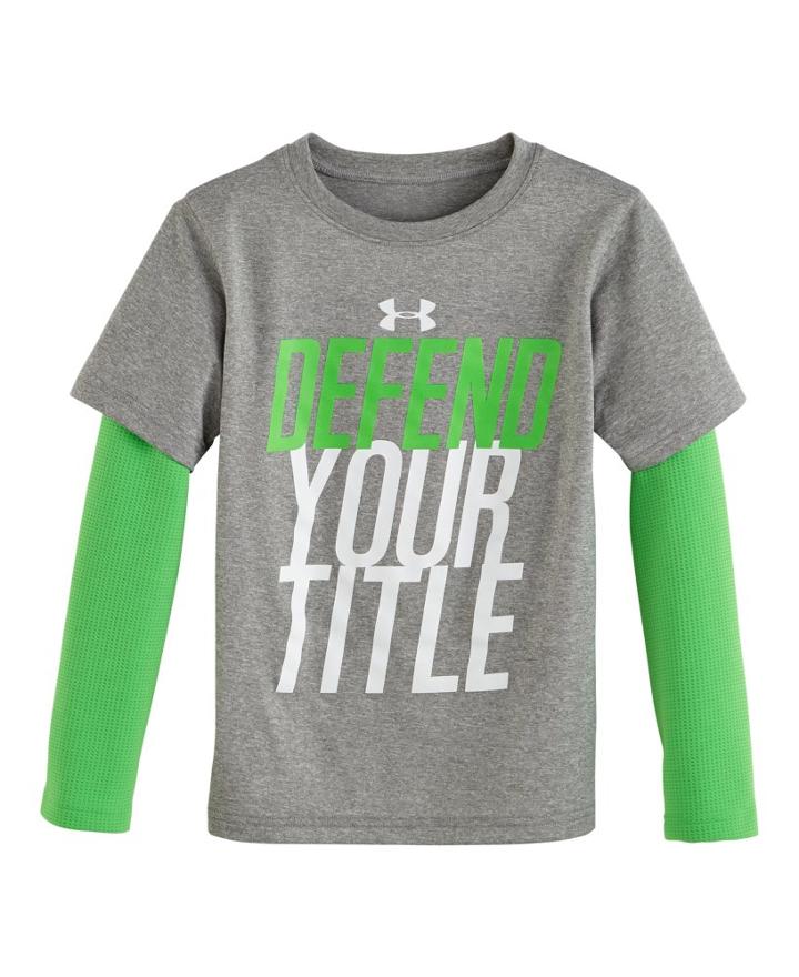 Under Armour Boys' Pre-school Ua Defend Your Title Slider