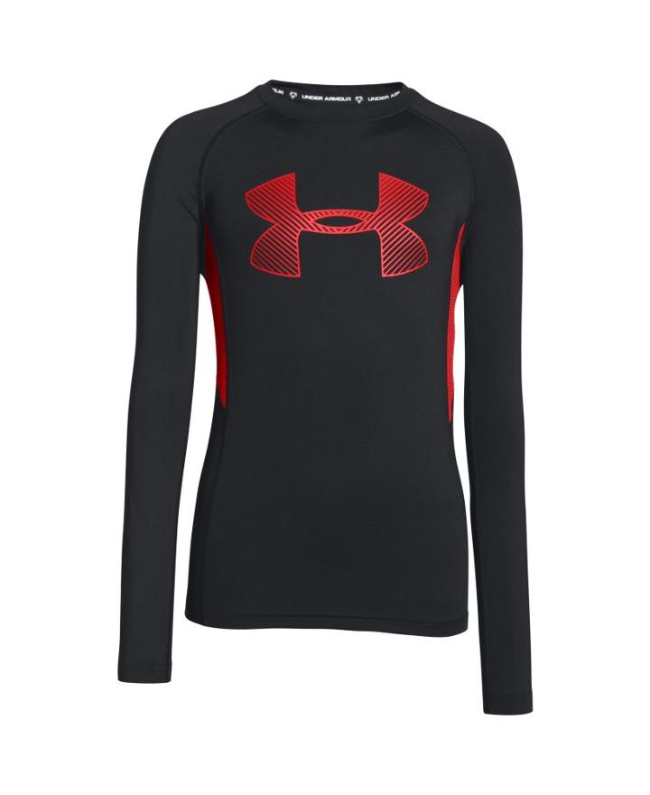 Under Armour Boys' Ua Heatgear Armour Up Fadeaway Fitted Long Sleeve Shirt