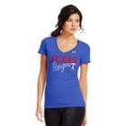Under Armour Women's Texas Rangers Charged Cotton Tri-blend T