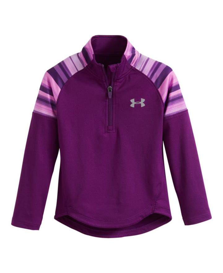Under Armour Girls' Infant Ua Blurred Stripe 1/4 Zip