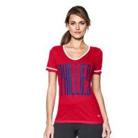 Under Armour Women's Philadelphia Phillies Ua Shirzee T-shirt