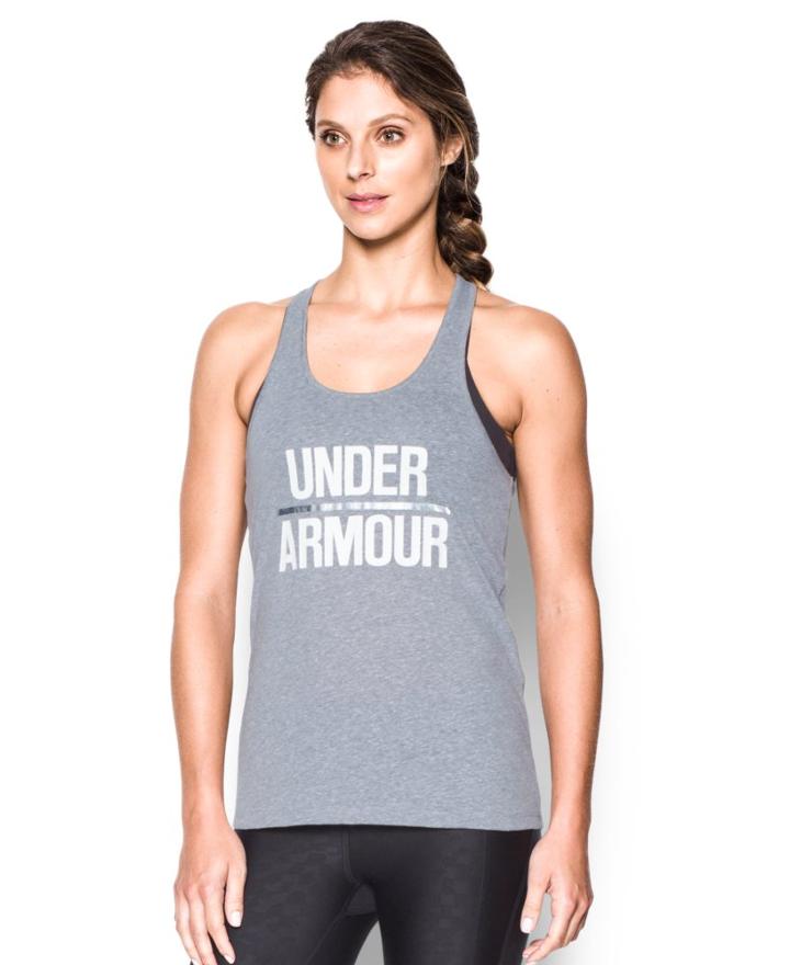 Under Armour Women's Ua Foil Word Mark Tank