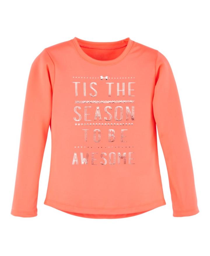 Under Armour Girls' Toddler Ua Tis The Season Long Sleeve