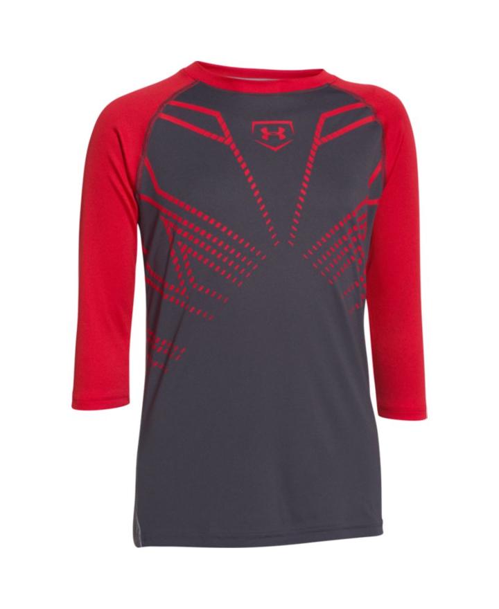 Under Armour Boys' Ua Undeniable Baseball  Sleeve T-shirt