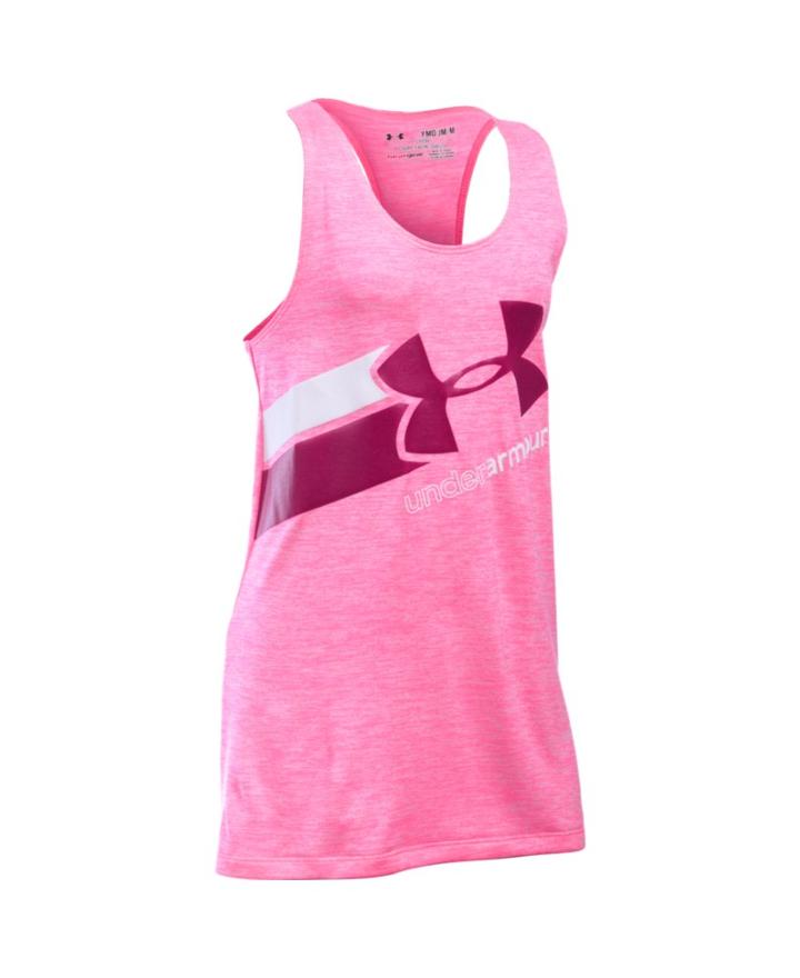 Under Armour Girls' Ua Big Logo Printed Tank