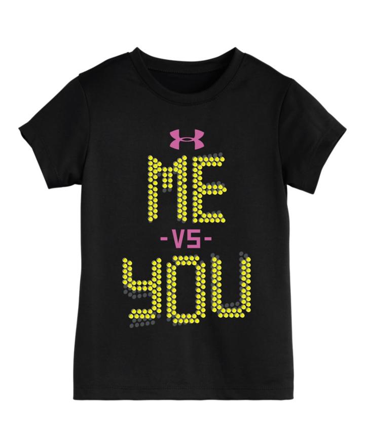 Under Armour Girls' Toddler Ua Me Vs You T-shirt