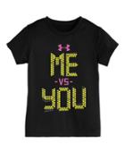 Under Armour Girls' Toddler Ua Me Vs You T-shirt