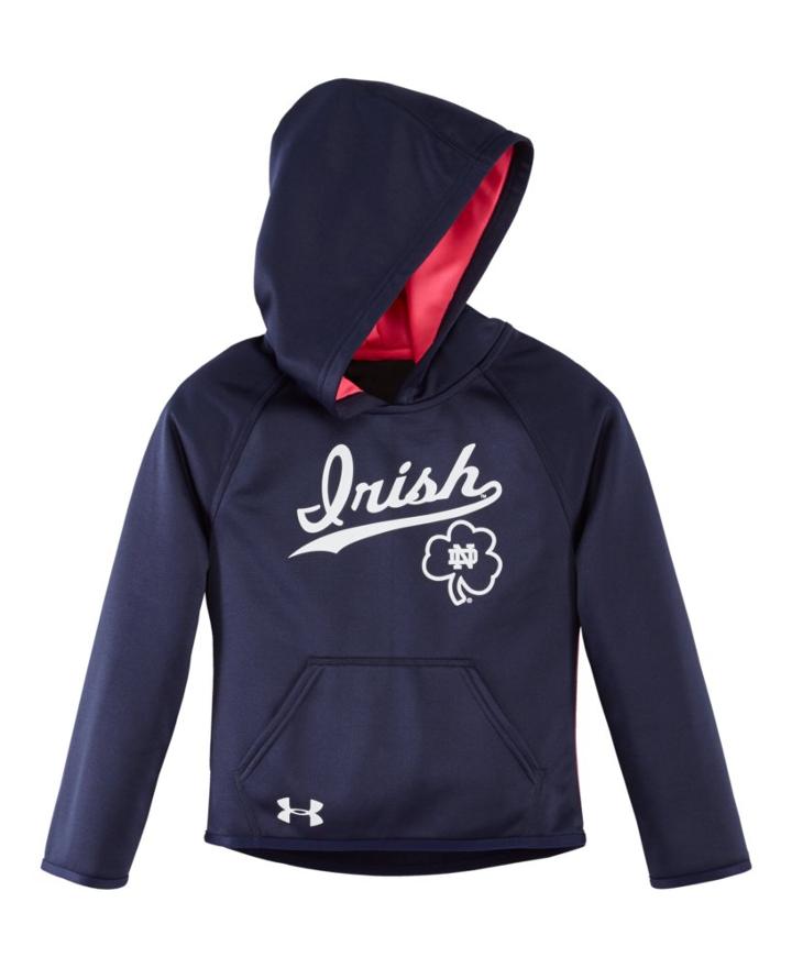 Under Armour Girls' Pre-school Notre Dame Irish Hoodie