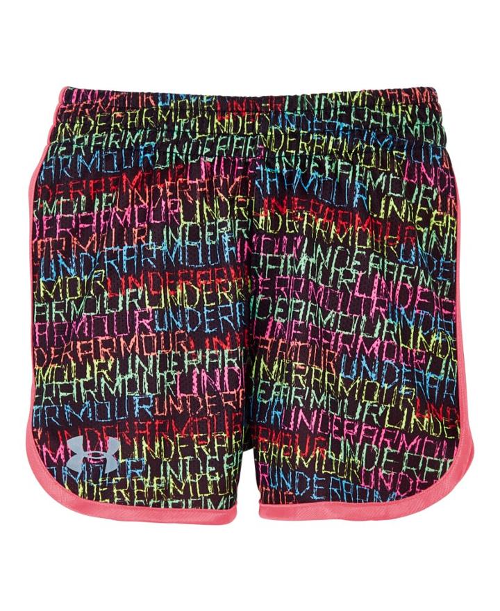 Under Armour Girls' Pre-school Ua Wordmark Redux Essentials Shorts