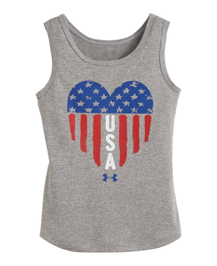 Under Armour Girls' Pre-school Ua Usa Tank