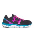 Under Armour Girls' Grade School Ua Engage 3 Big Logo Running Shoes