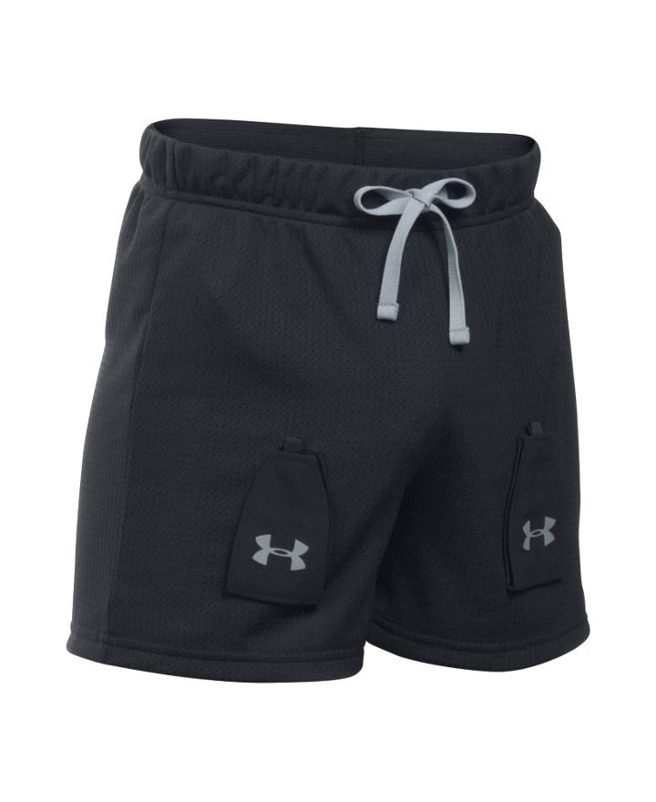 Under Armour Boys' Ua Hockey Mesh Shorts W/ Cup Pocket