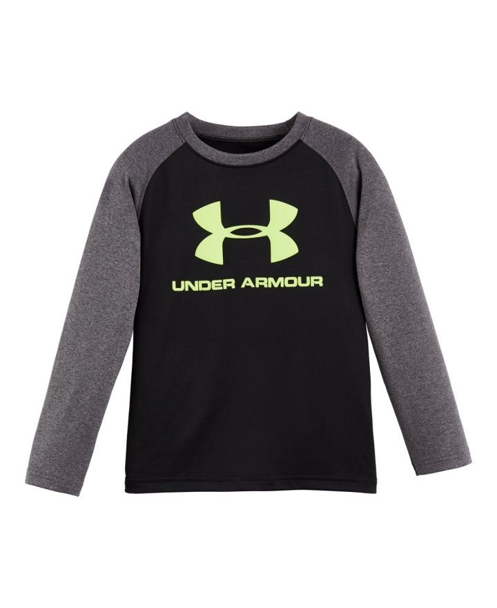 Under Armour Boys' Pre-school Ua Branded Raglan Long Sleeve T-shirt