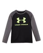 Under Armour Boys' Pre-school Ua Branded Raglan Long Sleeve T-shirt