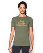 Under Armour Women's Notre Dame God's Country Ua Charged Cotton Tri-blend T-shirt