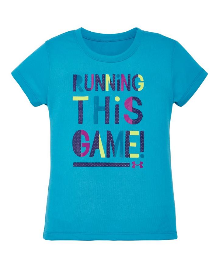 Under Armour Girls' Pre-school Ua Running This Game T-shirt