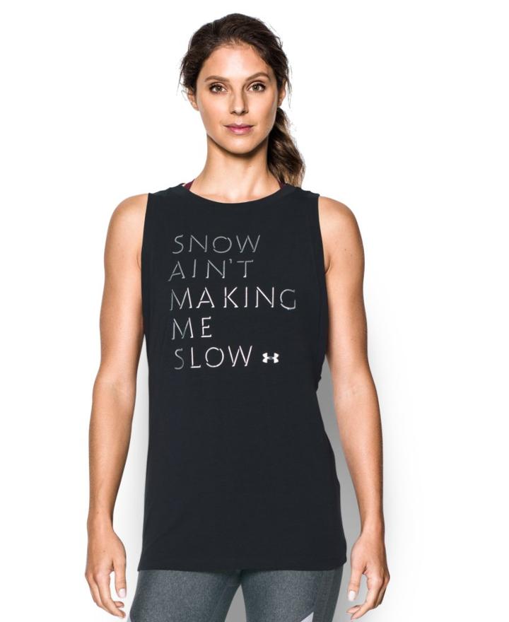 Under Armour Women's Ua Snow Ain't Slow Muscle Tank