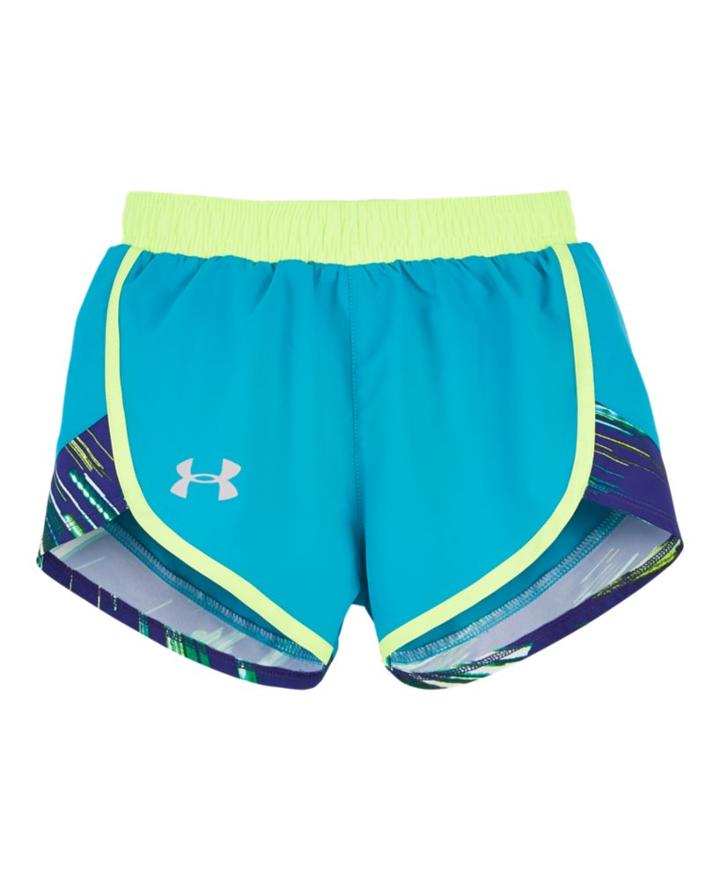Under Armour Girls' Pre-school Ua Fast Lane Run Shorts