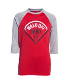 Under Armour Boys' Ua Walk Off Hero  Sleeve T-shirt