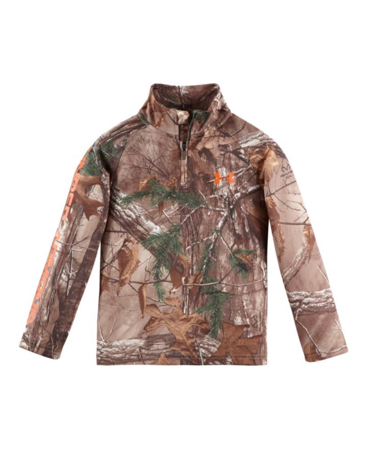 Under Armour Boys' Toddler Ua Real Tree Raglan 1/4 Zip